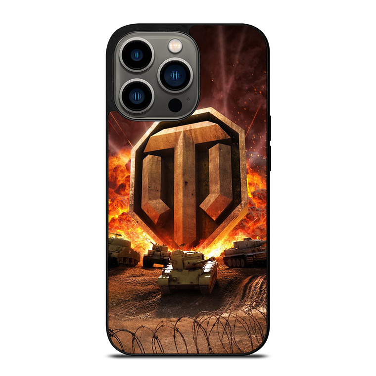 WORLD OF TANKS BATTLEFIELD GAMES iPhone 13 Pro Case Cover
