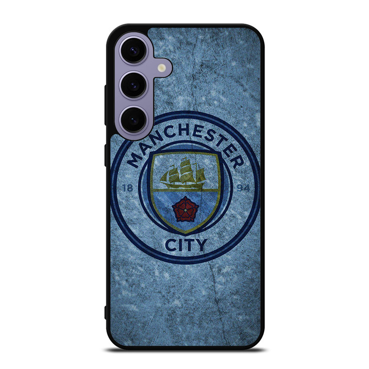 MANHESTER CITY WALL TEXTURE  Samsung Galaxy S24 Plus Case Cover