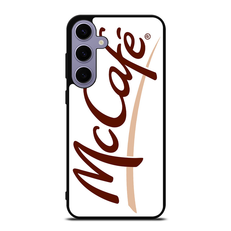MCDONALD MCCAFE LOGO WHITE  Samsung Galaxy S24 Plus Case Cover