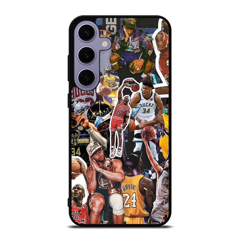 NBA BASKETBALL LEGENDS COLLAGE  Samsung Galaxy S24 Plus Case Cover