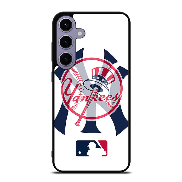 NEW YORK YANKEES LOGO BADGE  Samsung Galaxy S24 Plus Case Cover NEW YORK YANKEES LOGO BADGE  Samsung Galaxy S24 Plus Case Cover