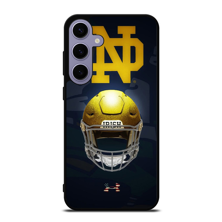 NOTRE DAME FIGHTING IRISH HELMET UNDER ARMOUR  Samsung Galaxy S24 Plus Case Cover