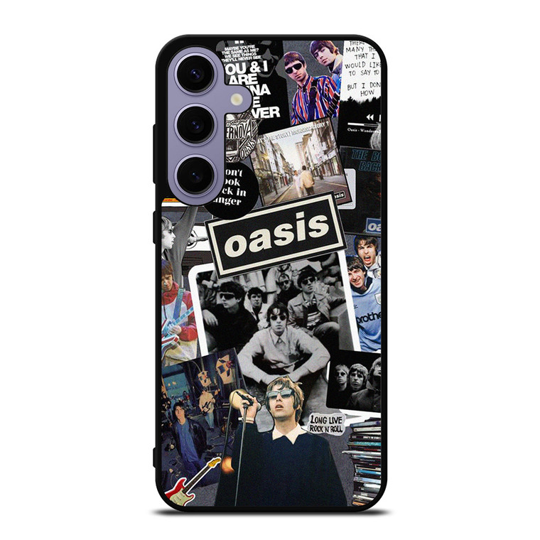 OASIS ROCK BAND COLLAGE  Samsung Galaxy S24 Plus Case Cover OASIS ROCK BAND COLLAGE  Samsung Galaxy S24 Plus Case Cover