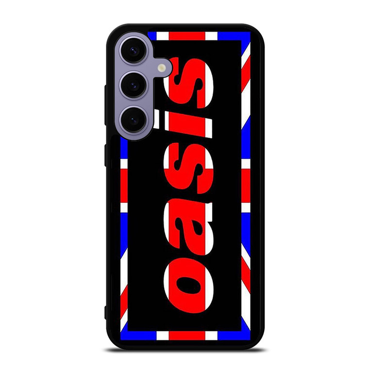 OASIS UNION JACK LOGO  Samsung Galaxy S24 Plus Case Cover