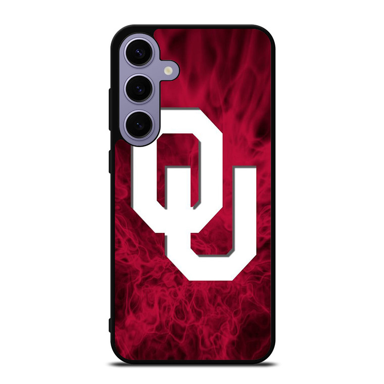 OKLAHOMA SOONERS SMOKED LOGO  Samsung Galaxy S24 Plus Case Cover OKLAHOMA SOONERS SMOKED LOGO  Samsung Galaxy S24 Plus Case Cover