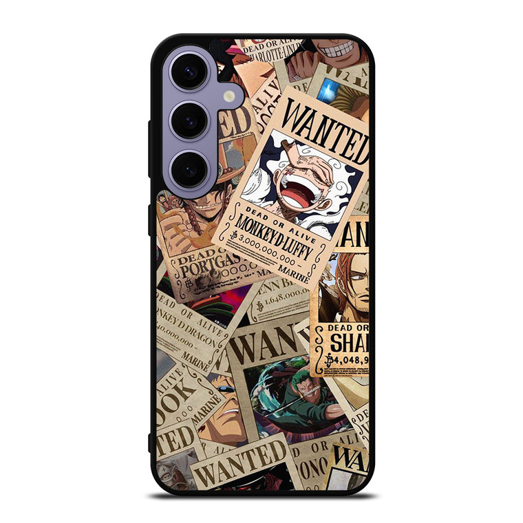 ONE PIECE POSTER WANTED COLLAGE  Samsung Galaxy S24 Plus Case Cover