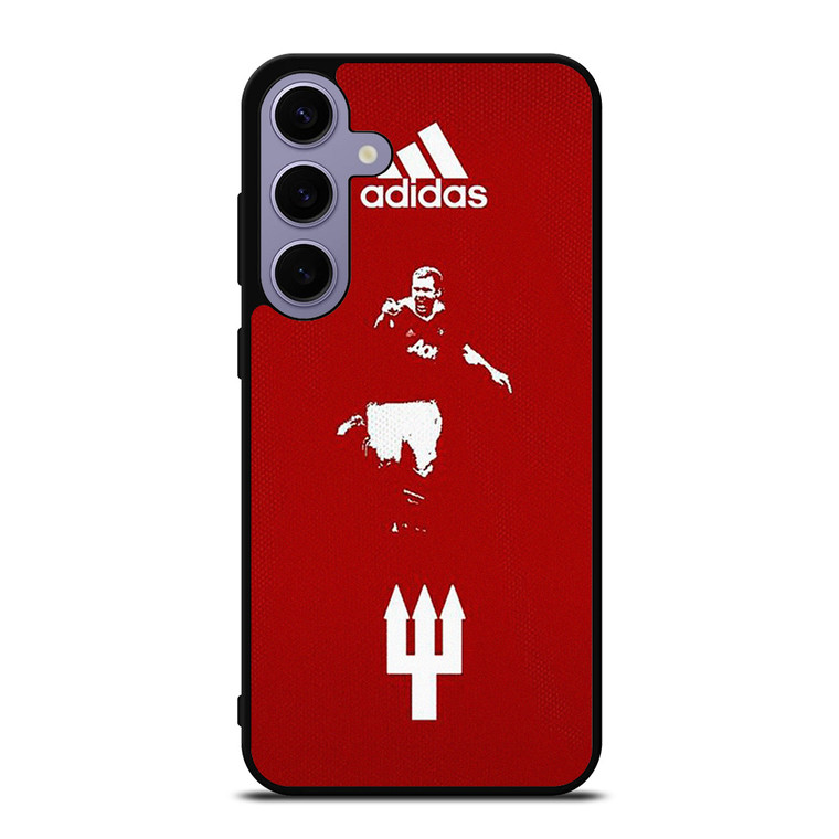 PAUL SCHOLES MANCHESTER UNITED ADIDAS  Samsung Galaxy S24 Plus Case Cover