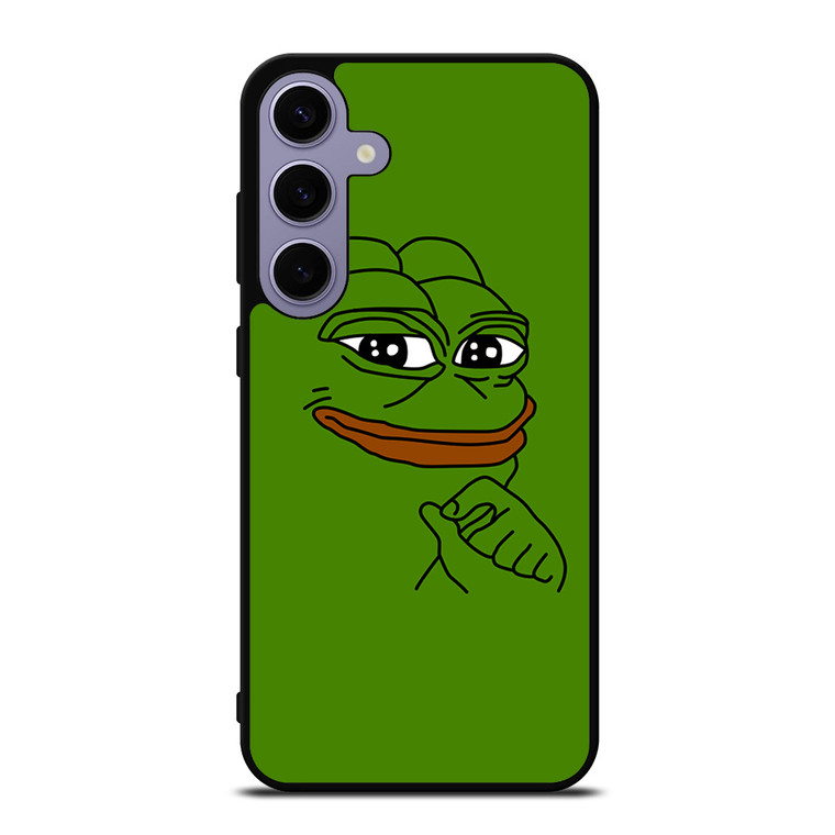 PEPE THE FROG REEEE  Samsung Galaxy S24 Plus Case Cover PEPE THE FROG REEEE  Samsung Galaxy S24 Plus Case Cover