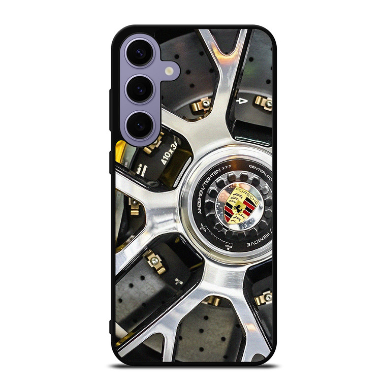 PORSCHE WHEEL CHROME  Samsung Galaxy S24 Plus Case Cover