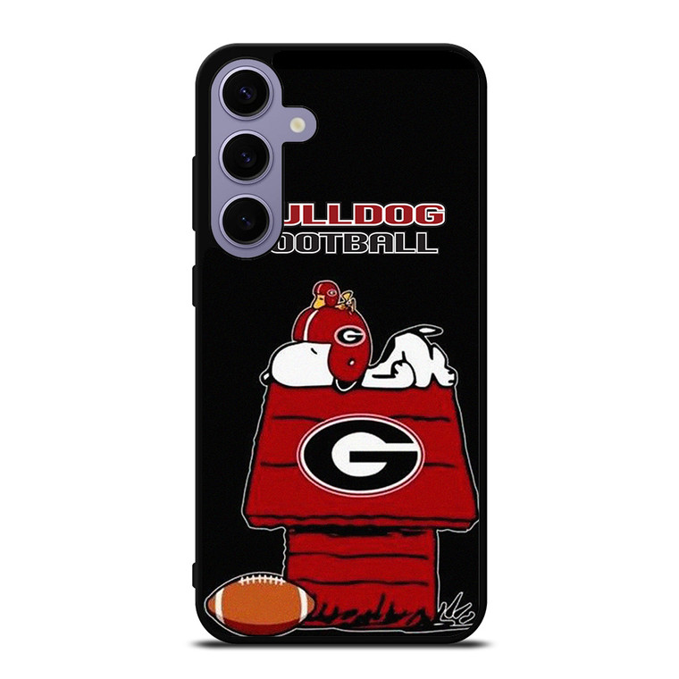 SNOOPY GEORGIA BULLDOGS FOOTBALL  Samsung Galaxy S24 Plus Case Cover