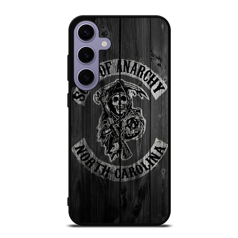 SONS OF ANARCHY NORTH CAROLINA WOOD LOGO  Samsung Galaxy S24 Plus Case Cover