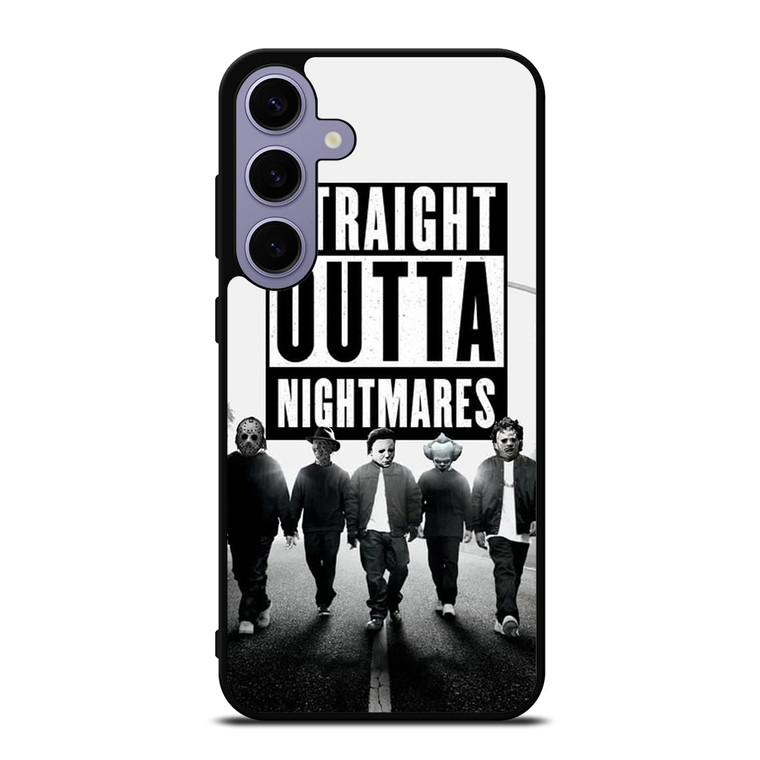 STRAIGHT OUTTA NIGHTMARES HORROR MOVIES CHARACTERS  Samsung Galaxy S24 Plus Case Cover