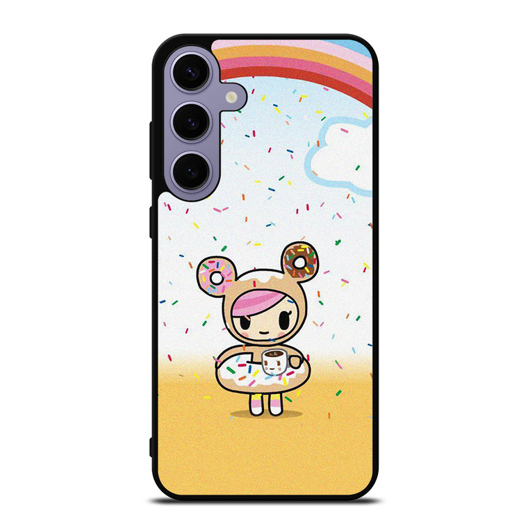 TOKIDOKI DONUTELLA RAINBOW  Samsung Galaxy S24 Plus Case Cover