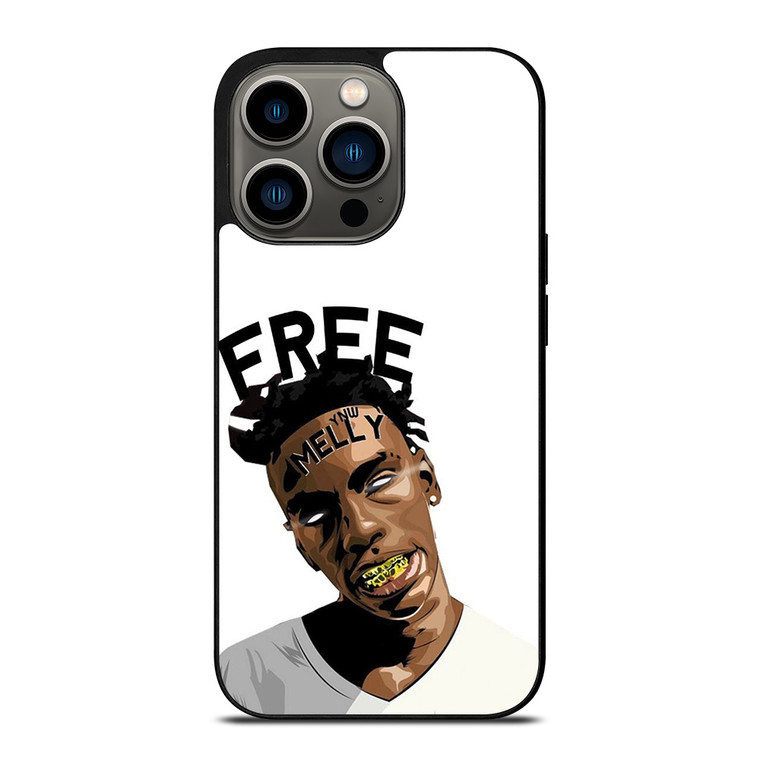 YNW MELLY RAPPER CARTOON iPhone 13 Pro Case Cover