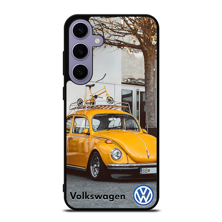 VOLKSWAGEN BEETLE YELLOW  Samsung Galaxy S24 Plus Case Cover