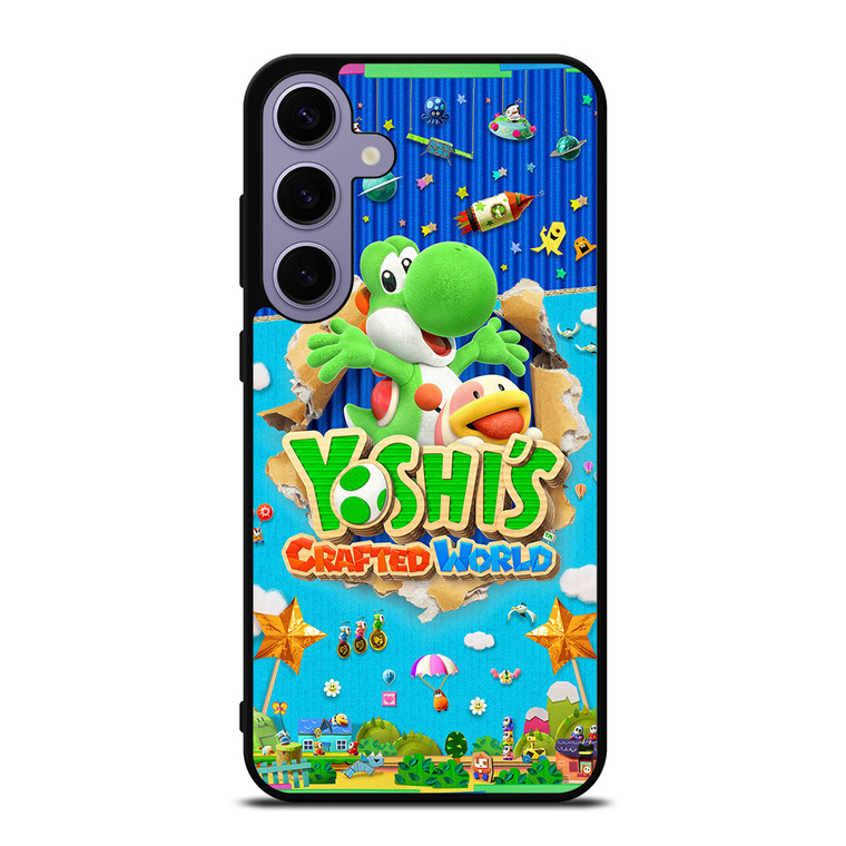 YOSHI CRAFTED WORLD GAMES POSTER  Samsung Galaxy S24 Plus Case Cover