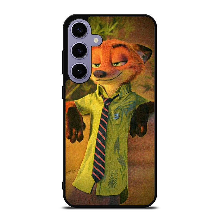 ZOOTOPIA NICK WILDE CARTOON  Samsung Galaxy S24 Plus Case Cover