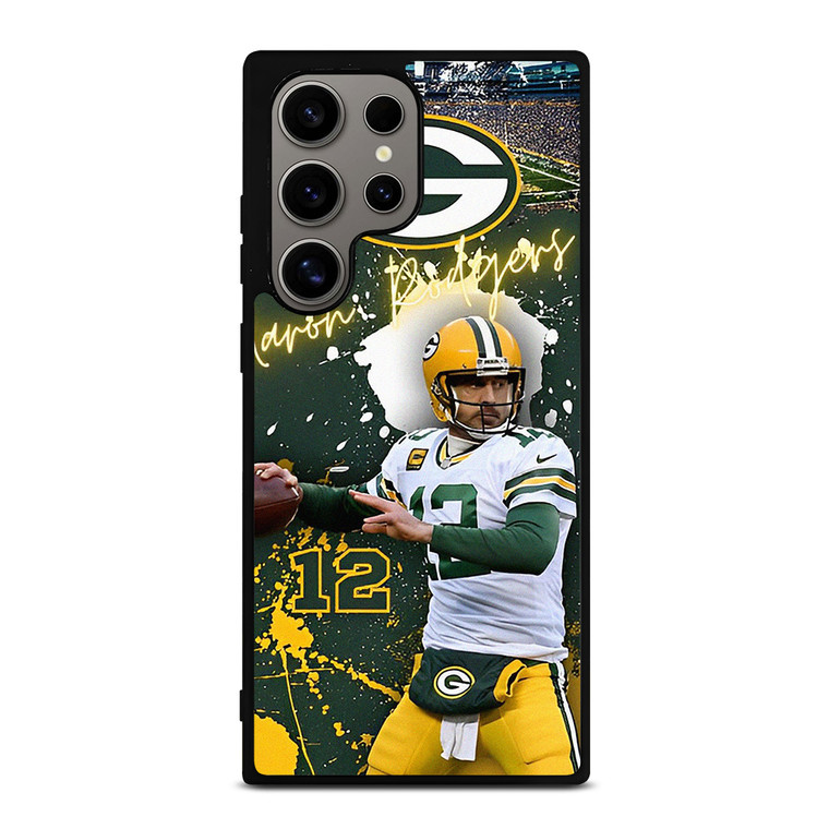 AARON RODGERS 12 GREEN BAY PACKERS Samsung Galaxy S24 Ultra Case Cover
