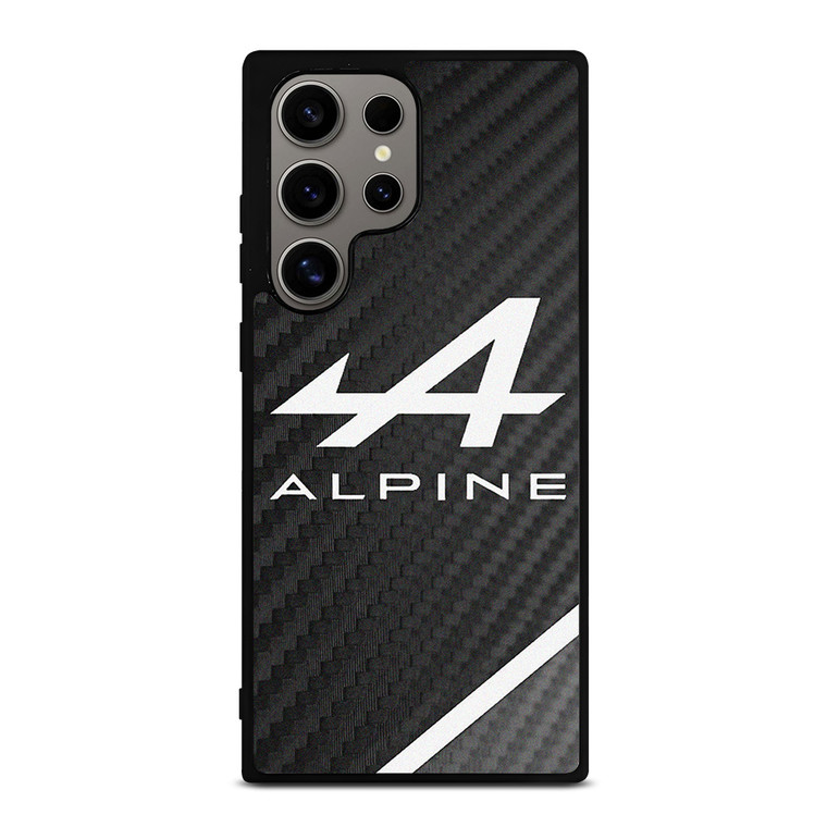 ALPINE AUTOMOBILES LOGO CARBON Samsung Galaxy S24 Ultra Case Cover