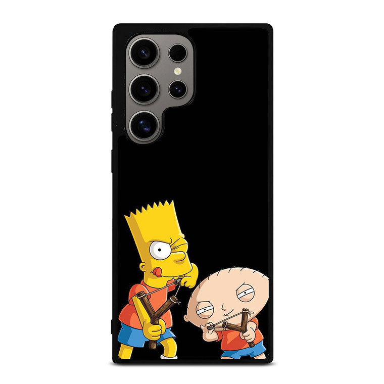 BART SIMPSONS AND GRIFFIN FAMILY GUY Samsung Galaxy S24 Ultra Case Cover