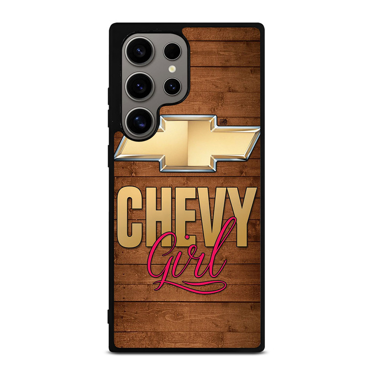 CHEVY GIRL WOOD LOGO Samsung Galaxy S24 Ultra Case Cover