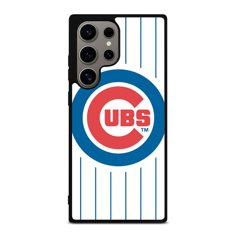 CHICAGO CUBS BASEBALL TEAM STRIPE Samsung Galaxy S24 Ultra Case Cover