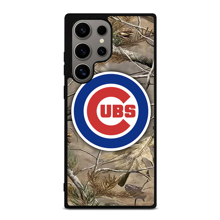 CHICAGO CUBS CAMO LEAF Samsung Galaxy S24 Ultra Case Cover