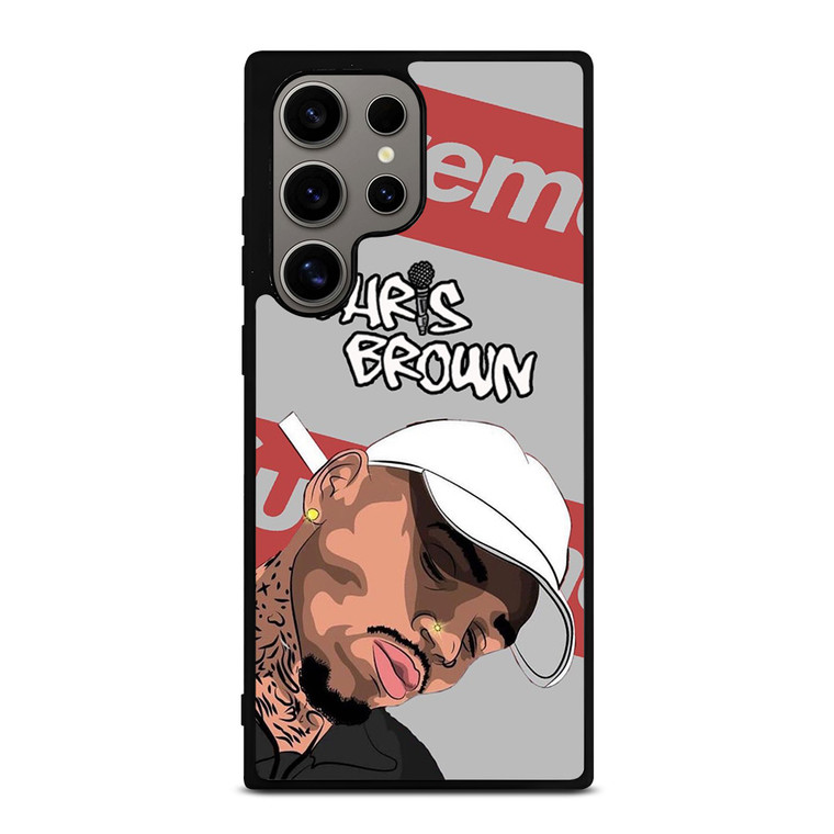 CHRIS BROWN CARTOON SUPREME Samsung Galaxy S24 Ultra Case Cover