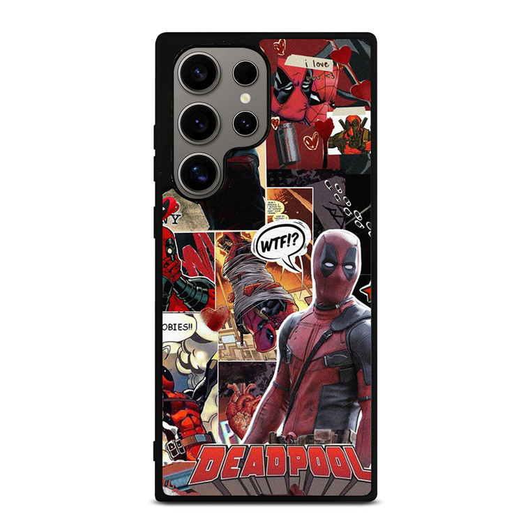 DEADPOOL SUPERHERO COLLAGE Samsung Galaxy S24 Ultra Case Cover