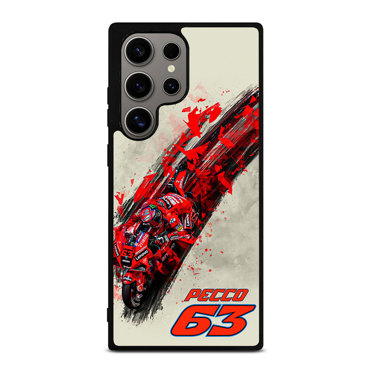 FRANCESCO BAGNAIA PECCO 63 MOTO GP Samsung Galaxy S24 Ultra Case Cover