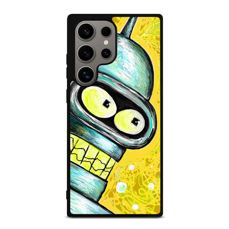 FUTURAMA BENDER CARTOON PAINTED Samsung Galaxy S24 Ultra Case Cover