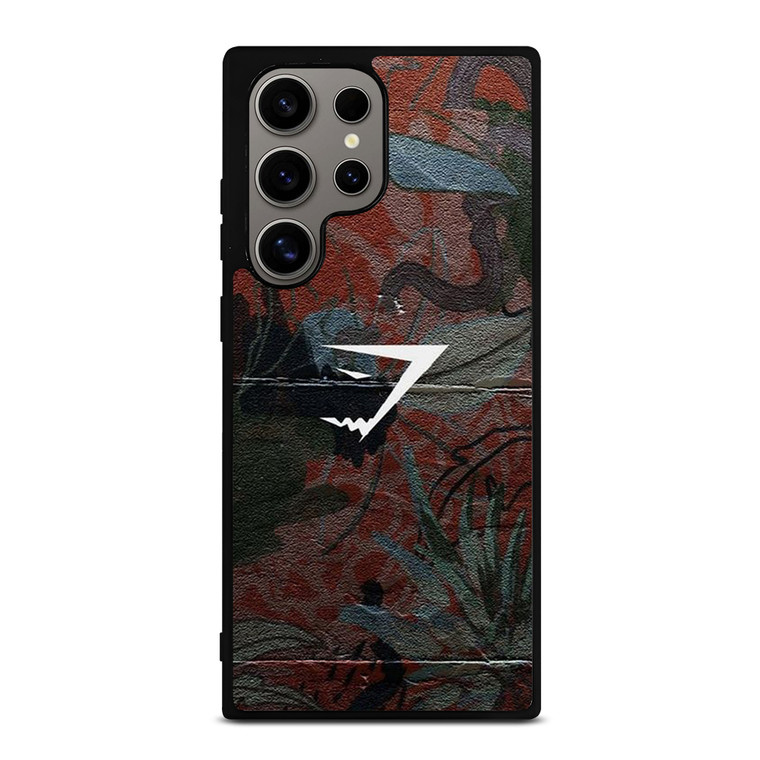 GYMSHARK FLORAL LEATHER Samsung Galaxy S24 Ultra Case Cover