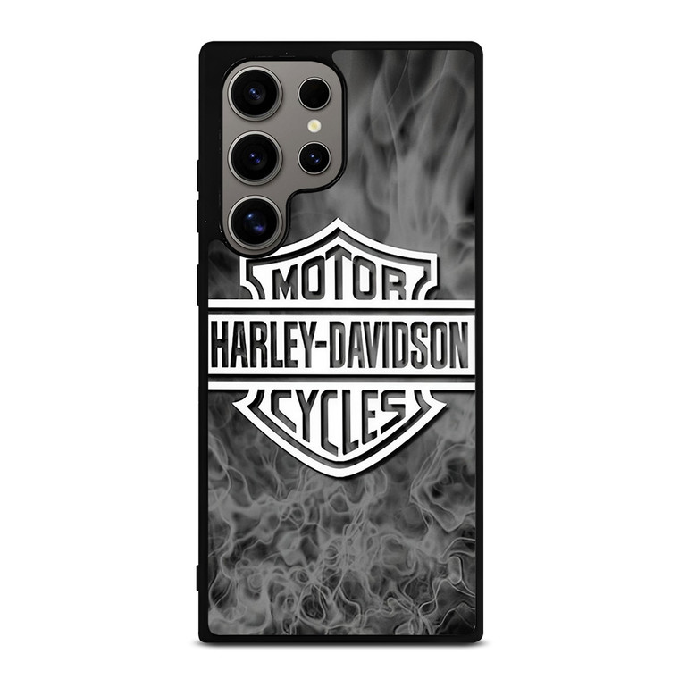 HARLEY DAVIDSON MOTORCYCLES SMOKE LOGO Samsung Galaxy S24 Ultra Case Cover