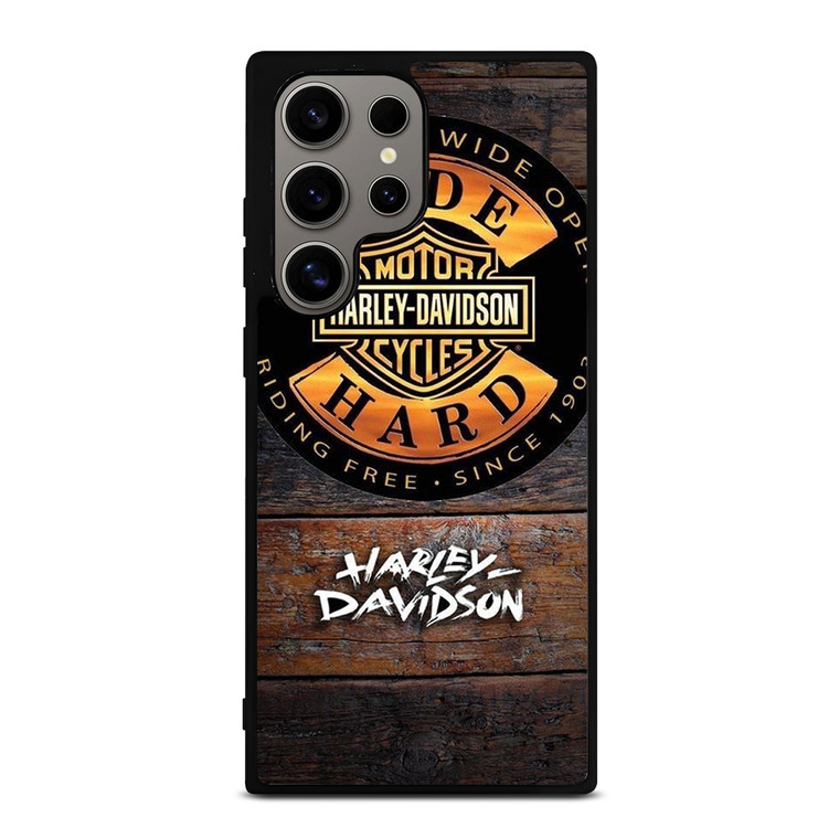 HARLEY DAVIDSON RIDING FREE 1903 Samsung Galaxy S24 Ultra Case Cover HARLEY DAVIDSON RIDING FREE 1903 Samsung Galaxy S24 Ultra Case Cover