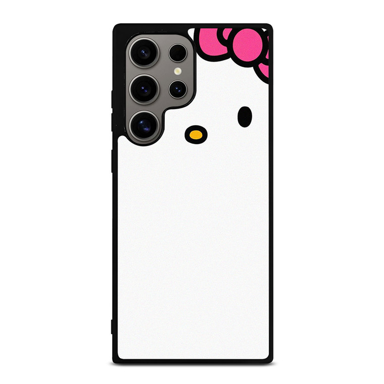 HELLO KITTY FLAT ILLUSTRATION WHITE Samsung Galaxy S24 Ultra Case Cover