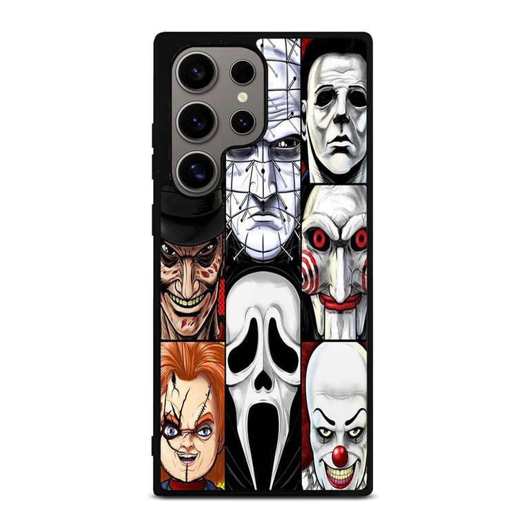 HORROR MOVIES CHARACTERS COLLAGE 2 Samsung Galaxy S24 Ultra Case Cover