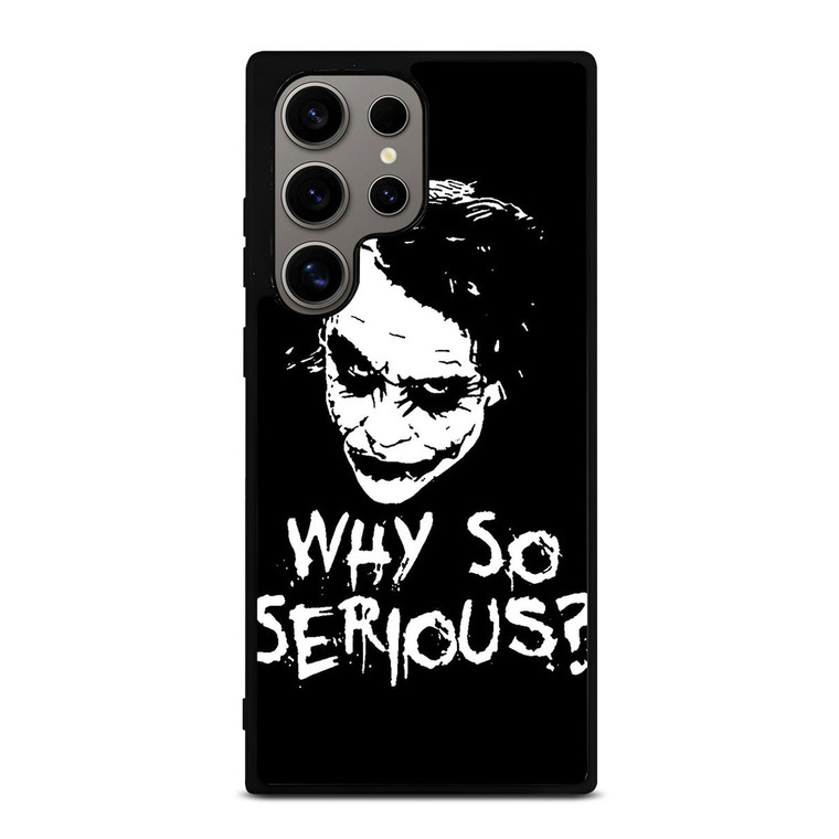 JOKER WHY SO SERIOUS ILLUSTRATION ART Samsung Galaxy S24 Ultra Case Cover