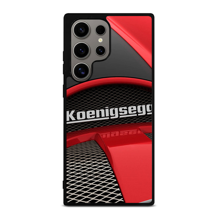 KOENIGSEGG SUPERCAR RED EMBLEM Samsung Galaxy S24 Ultra Case Cover
