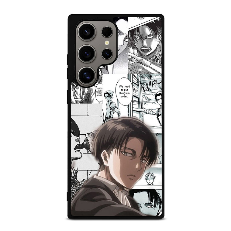 LEVI ACKERMAN ATTACK ON TITANS MANGA Samsung Galaxy S24 Ultra Case Cover