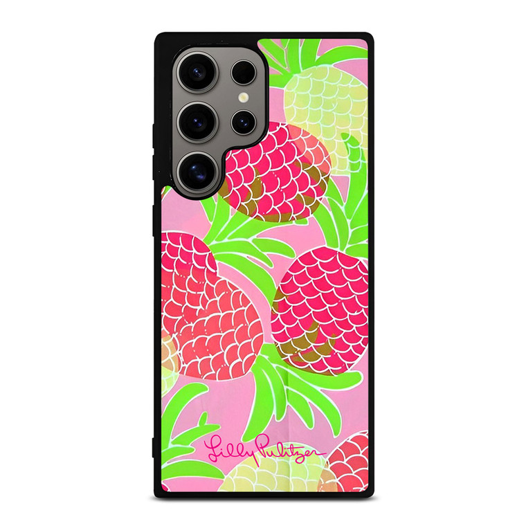 LILLY PULITZER PINK PINEAPPLE Samsung Galaxy S24 Ultra Case Cover LILLY PULITZER PINK PINEAPPLE Samsung Galaxy S24 Ultra Case Cover