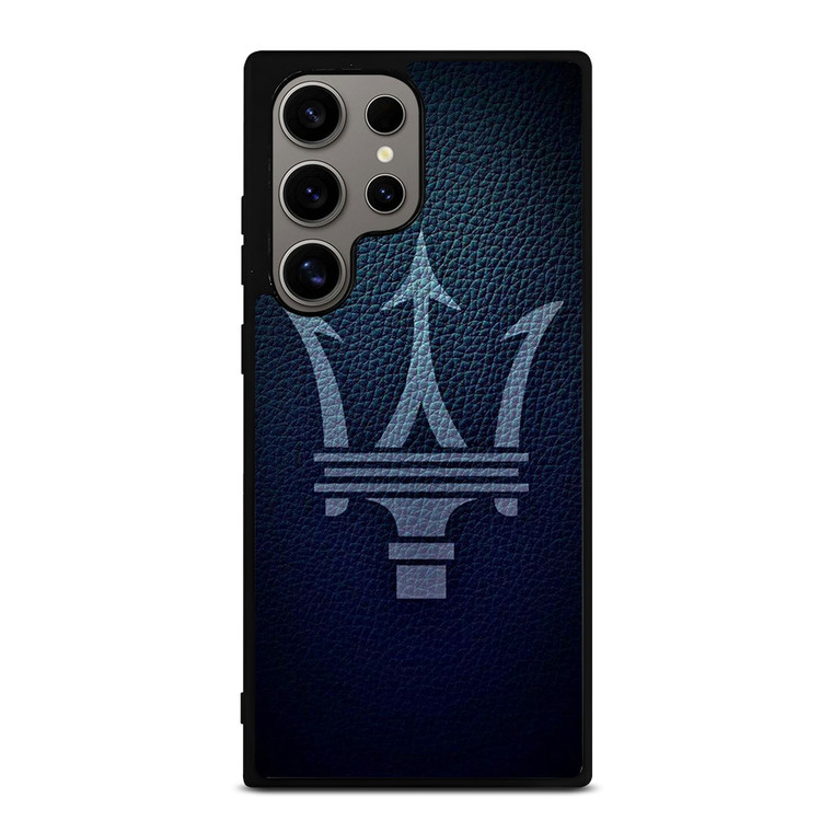 MASERATI LEATHER LOGO Samsung Galaxy S24 Ultra Case Cover MASERATI LEATHER LOGO Samsung Galaxy S24 Ultra Case Cover