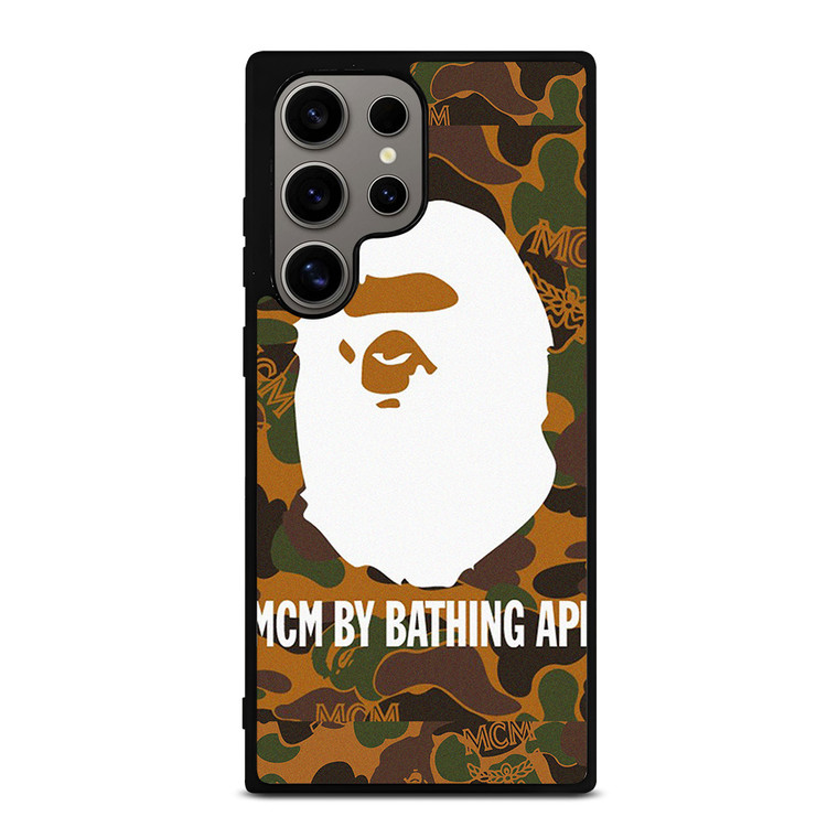 MCM BAPE BATHING APE CAMO Samsung Galaxy S24 Ultra Case Cover