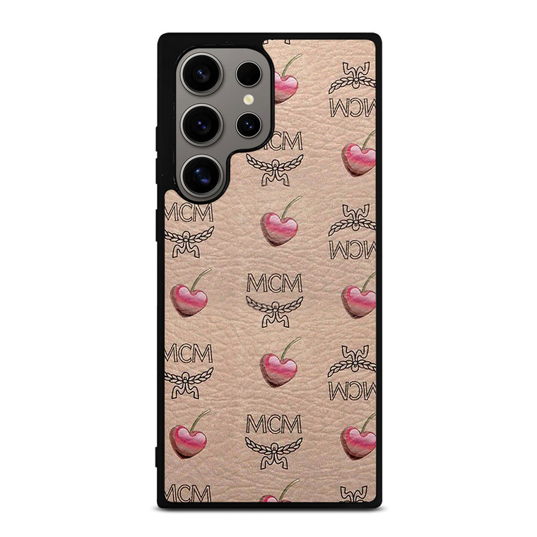 MCM WORLD WIDE APPLE LOVE LEATHER Samsung Galaxy S24 Ultra Case Cover