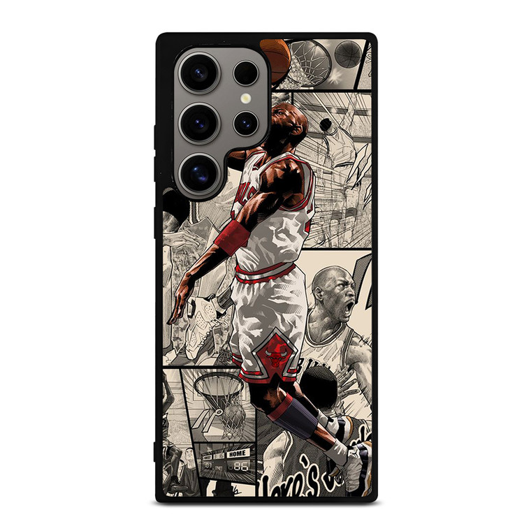 MICHAEL JORDAN MANGA ART Samsung Galaxy S24 Ultra Case Cover