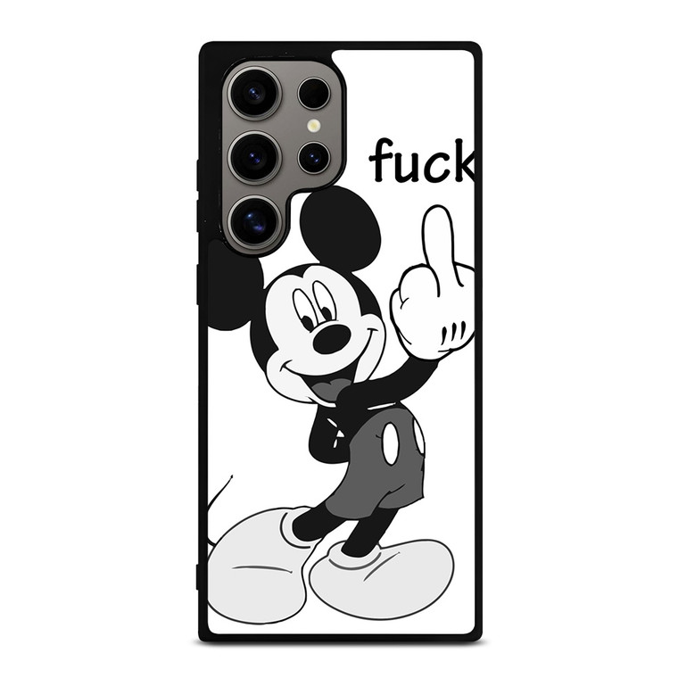 MICKEY MOUSE MIDDLE FINGER FUNNY Samsung Galaxy S24 Ultra Case Cover