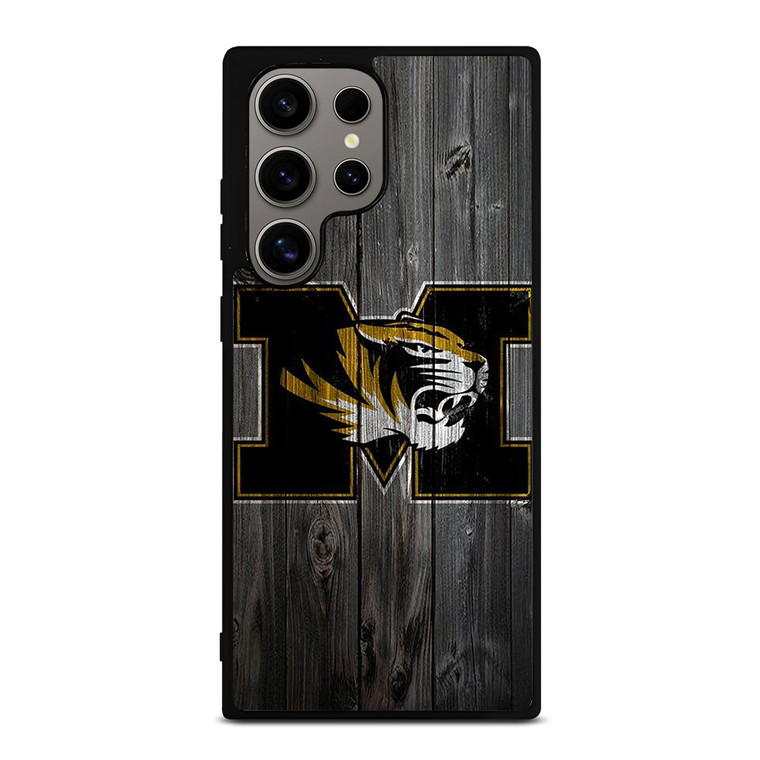 MISSOURI TIGERS FOOTBALL WOOD LOGO Samsung Galaxy S24 Ultra Case Cover