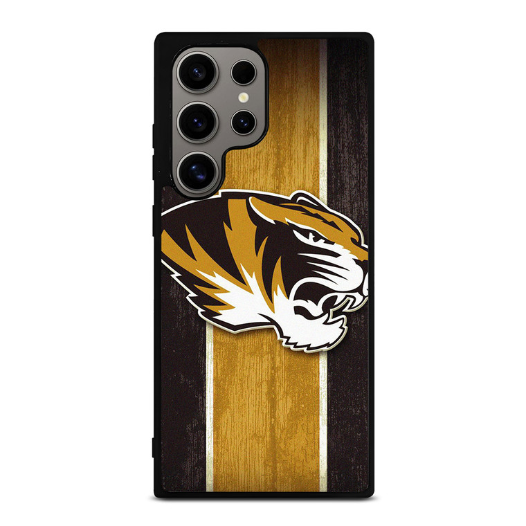MIZZOU TIGERS WOOD LOGO Samsung Galaxy S24 Ultra Case Cover