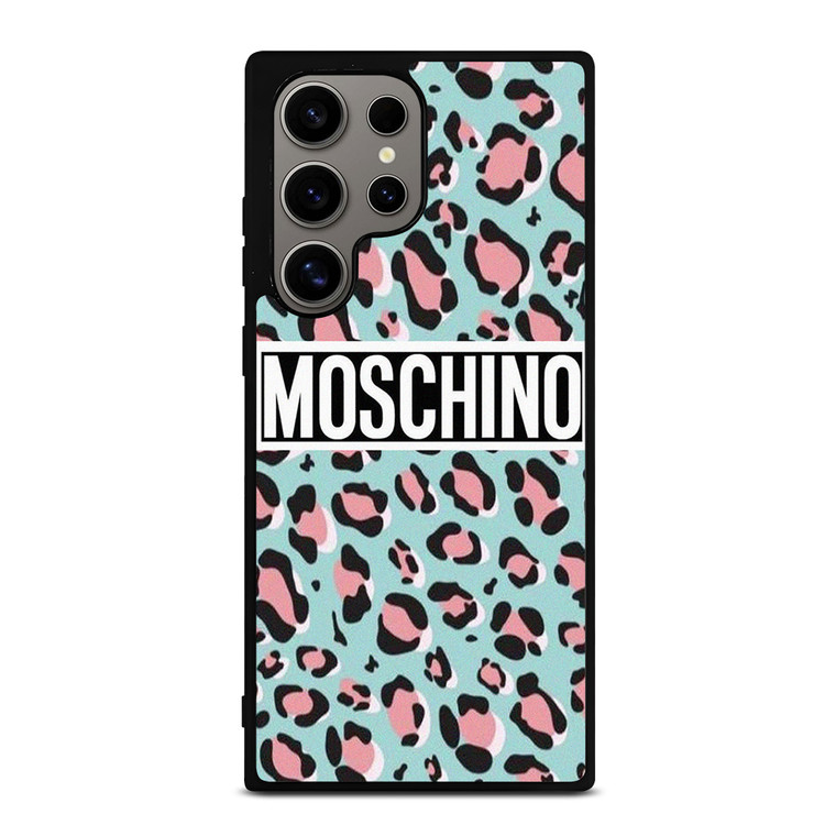 MOSCHINO LEOPARD SKIN Samsung Galaxy S24 Ultra Case Cover