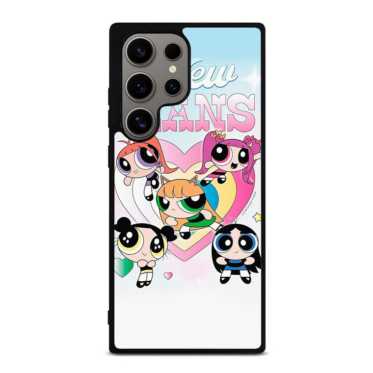 NEW JEANS KPOP X POWERPUFF GIRLS Samsung Galaxy S24 Ultra Case Cover