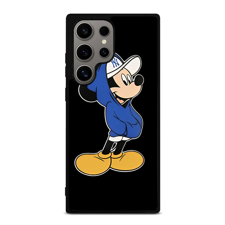 NEW YORK YANKEES MICKEY MOUSE BLACK Samsung Galaxy S24 Ultra Case Cover NEW YORK YANKEES MICKEY MOUSE BLACK Samsung Galaxy S24 Ultra Case Cover
